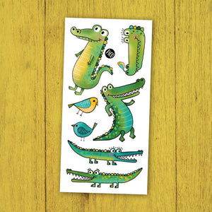 Temporary Tattoos - Marco the Crocodile