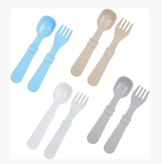 Multi Colour 8 Piece Utensil Set - Glacier