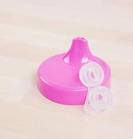 No Spill Lid with Valve - Bright Pink