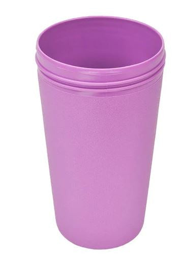 No Spill & Straw Cup Base - Purple