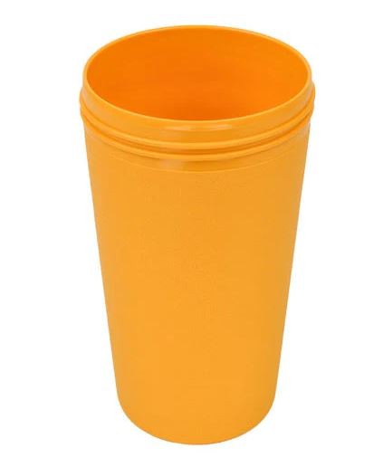 No Spill & Straw Cup Base - Sunny Yellow