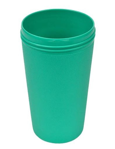 No Spill & Straw Cup Base - Aqua