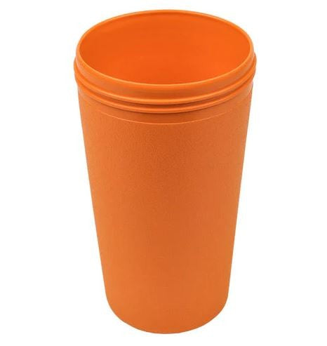 No Spill & Straw Cup Base - Orange