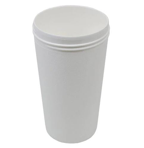 No Spill & Straw Cup Base - White