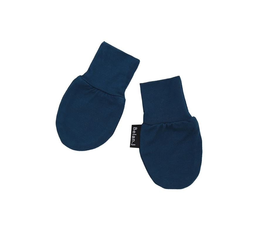 Non-Scratch Mittens - Deep Blue