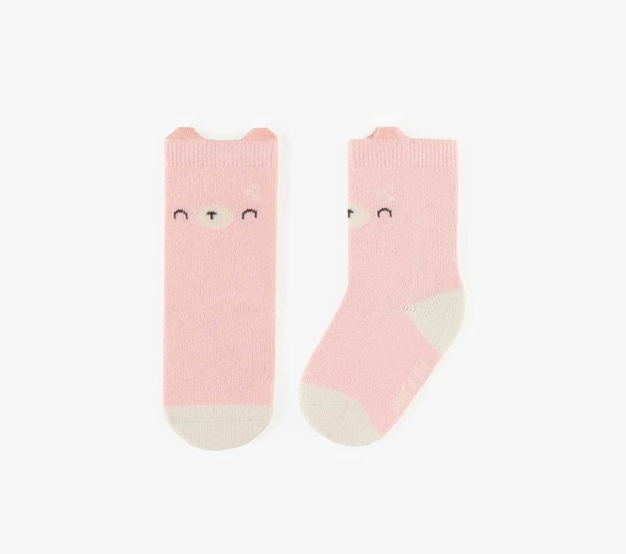 Newborn Stretchy Socks - Pink