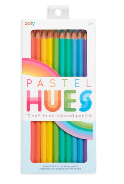 Pastel Hues Coloured Pencils