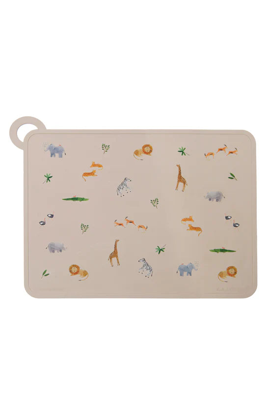 Silicone Placemat - Safari Jungle