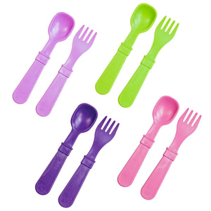 Multi Colour 8 Piece Utensil Set - Butterfly