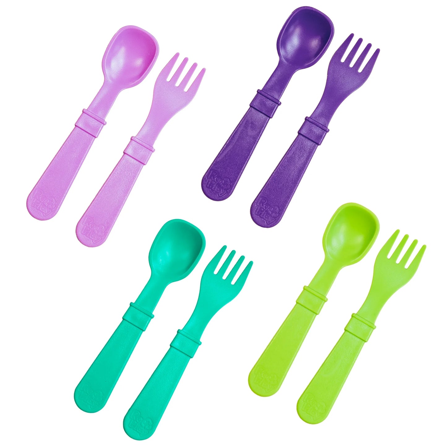 Multi Colour 8 Piece Utensil Set - Mermaid