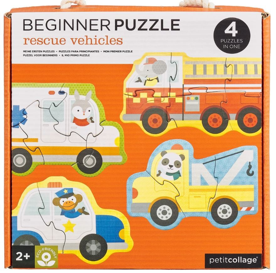 Beginner Puzzle - Rescue Vehicles