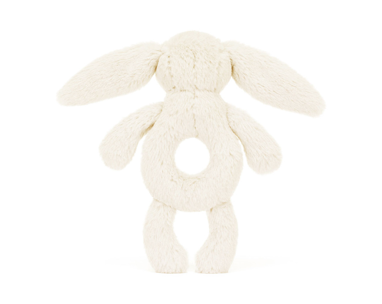 Bashful Bunny Ring Rattle - Cream