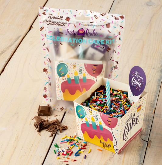 InstaCake Celebration Cake Kit - Double Chocolate