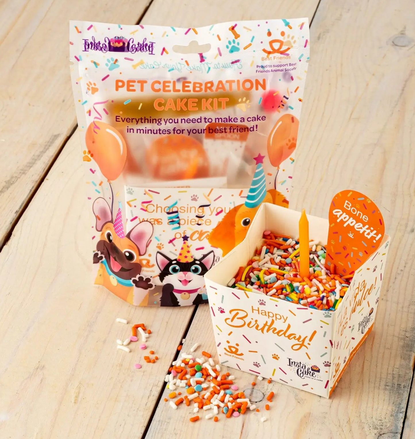 InstaCake Pet Celebration Cake Kit