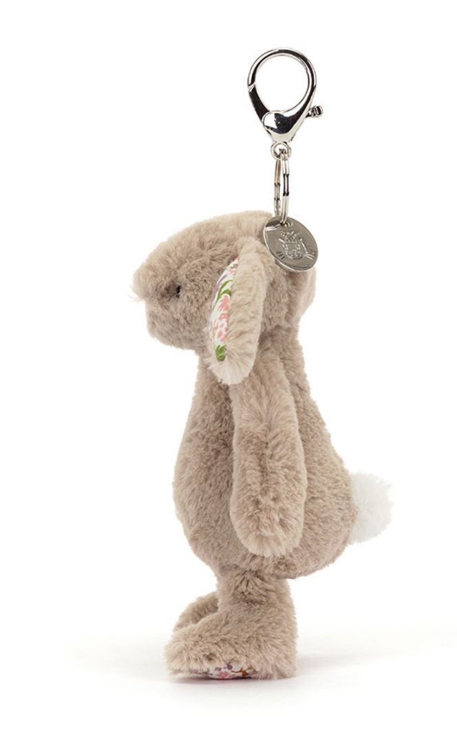 Blossom Beige Bunny 'Petal' Bag Charm