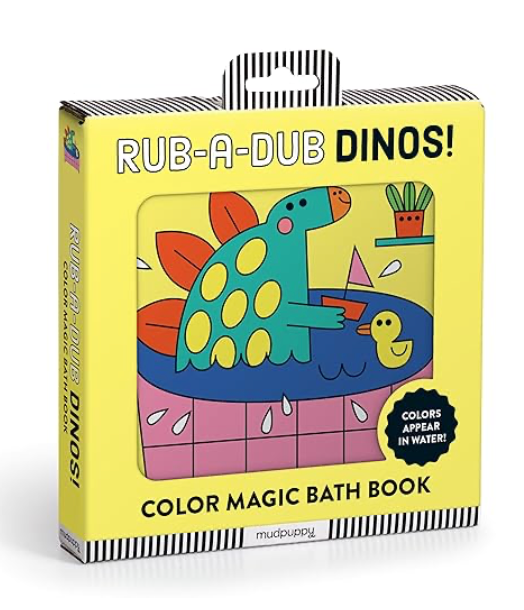 Color Magic Bath Book - Rub-A-Dub Dinos!