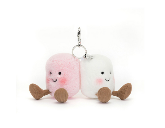 Amuseables Pair Of Marshmallows Bag Charm