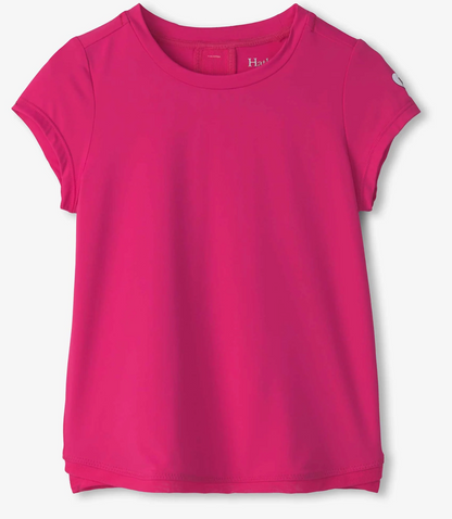 Pink Yarrow Mesh Trim Tee