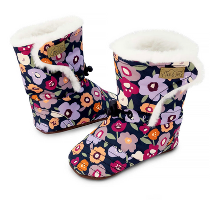 Stay-Put Winter Boots - Winter Flower