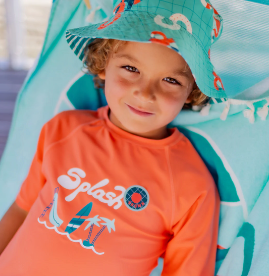 Child Orange Swim t-shirt