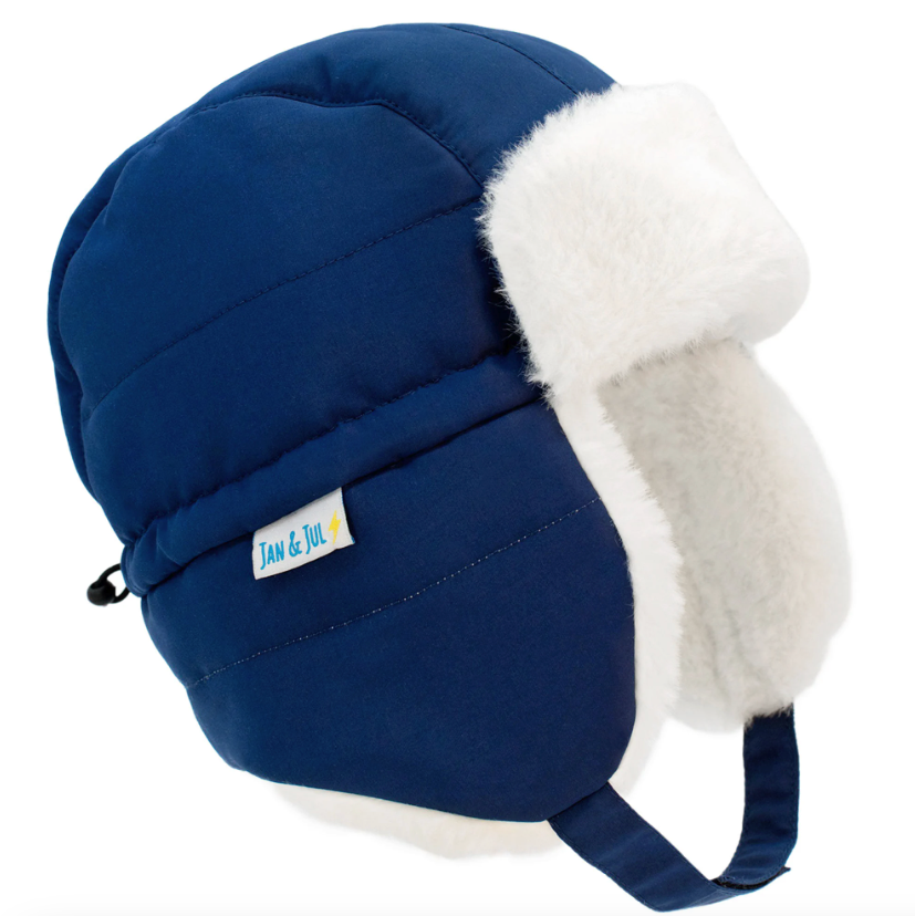 Toasty-Dry Trapper Hat - Nebula Blue