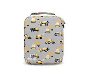 Kids Lunch Bag - Grey Construction