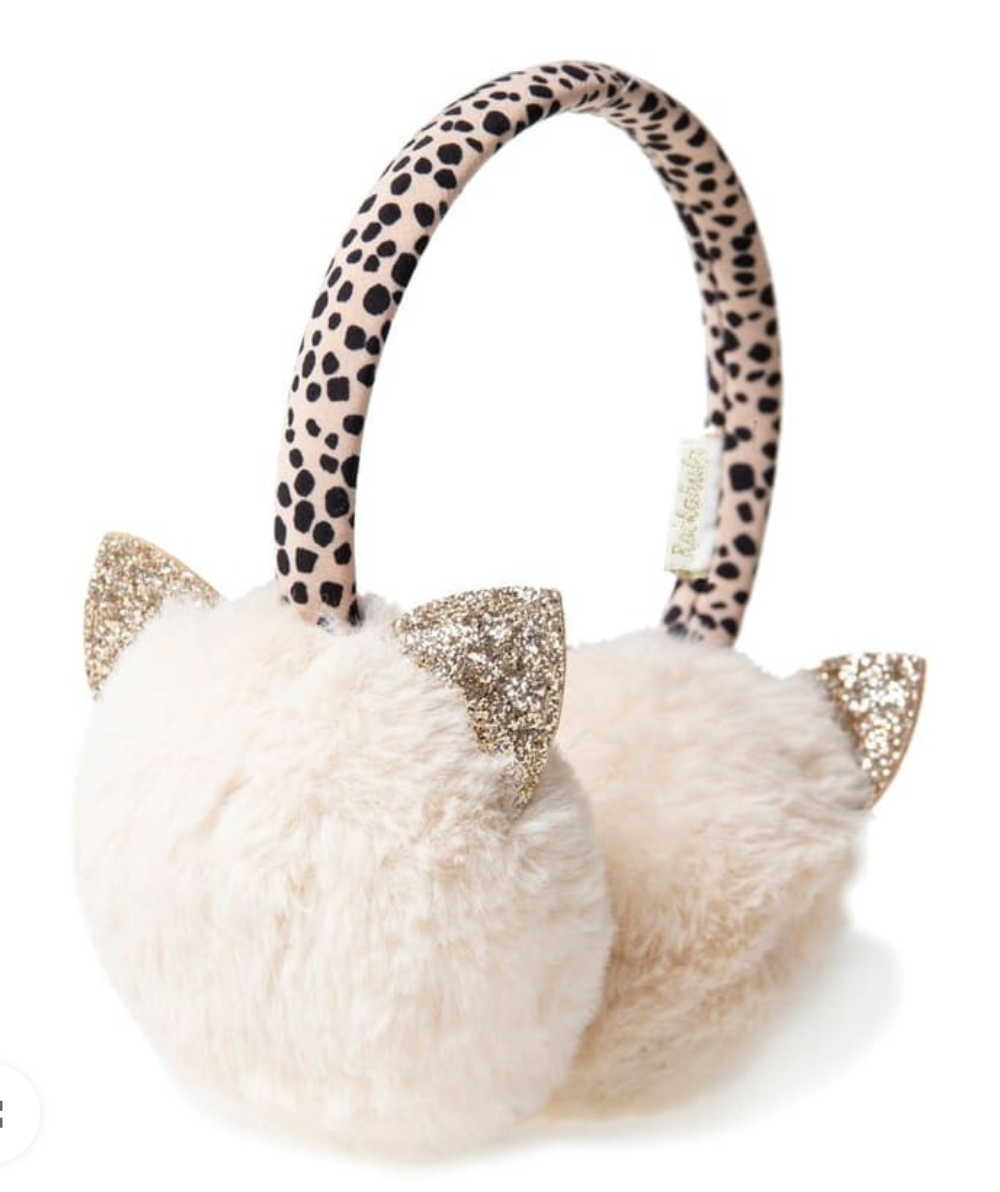 Earmuffs - Cleo Cat Leopard