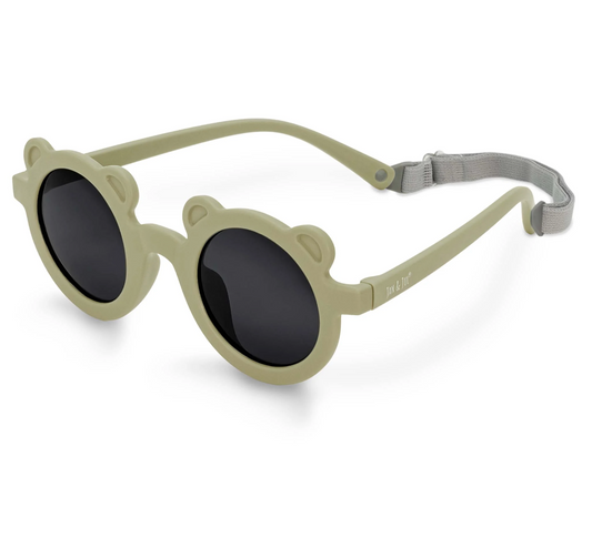 Kids Polarized Bear Sunglasses - Olive Khaki