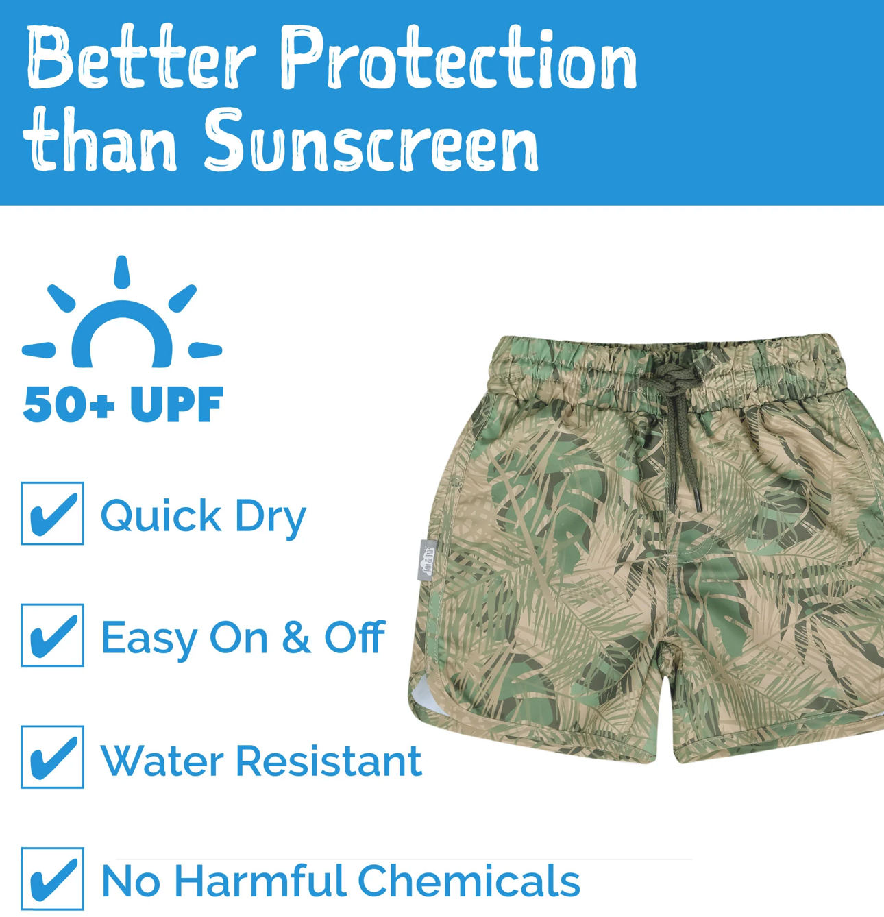 UV Swim Short - Jungle Safari