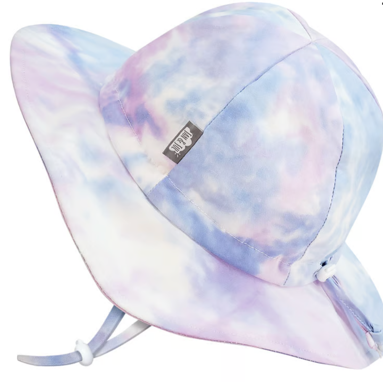 Cotton Floppy Hat - Cotton Candy Tie-Dye