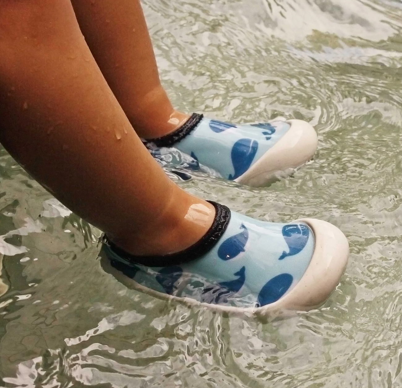 Water Play Shoes - Blue Whale