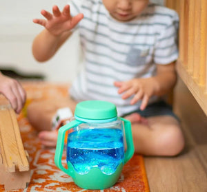 Sensory Play Jar - Teal