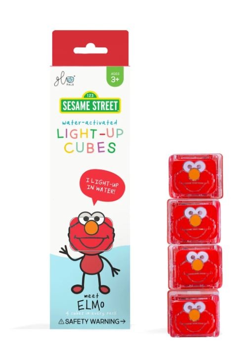 Sesame Street Light-Up Cubes (4pk) - Elmo