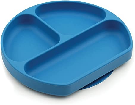 Silicone Grip Dish - Deep Blue