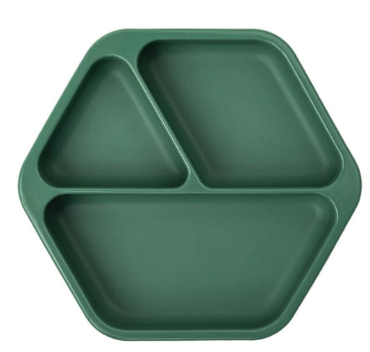 Silicone Plate - Olive Green