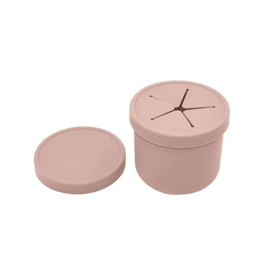 Silicone Spill-Proof Snack Cup 12oz - Soft Blush