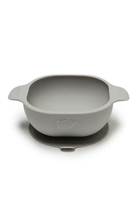 Silicone Snack Bowl | Born to Be Wild - Silver Grey