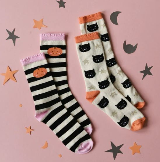 2 Pack of Socks - Spooky Halloween