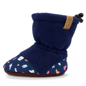 Stay-Put Cozy Booties - Terrazzo