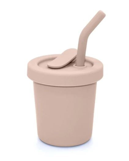 Silicone Straw Cup 6oz - Soft Blush