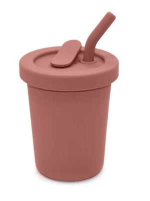 Silicone Straw Cup 8oz - Deep Moon