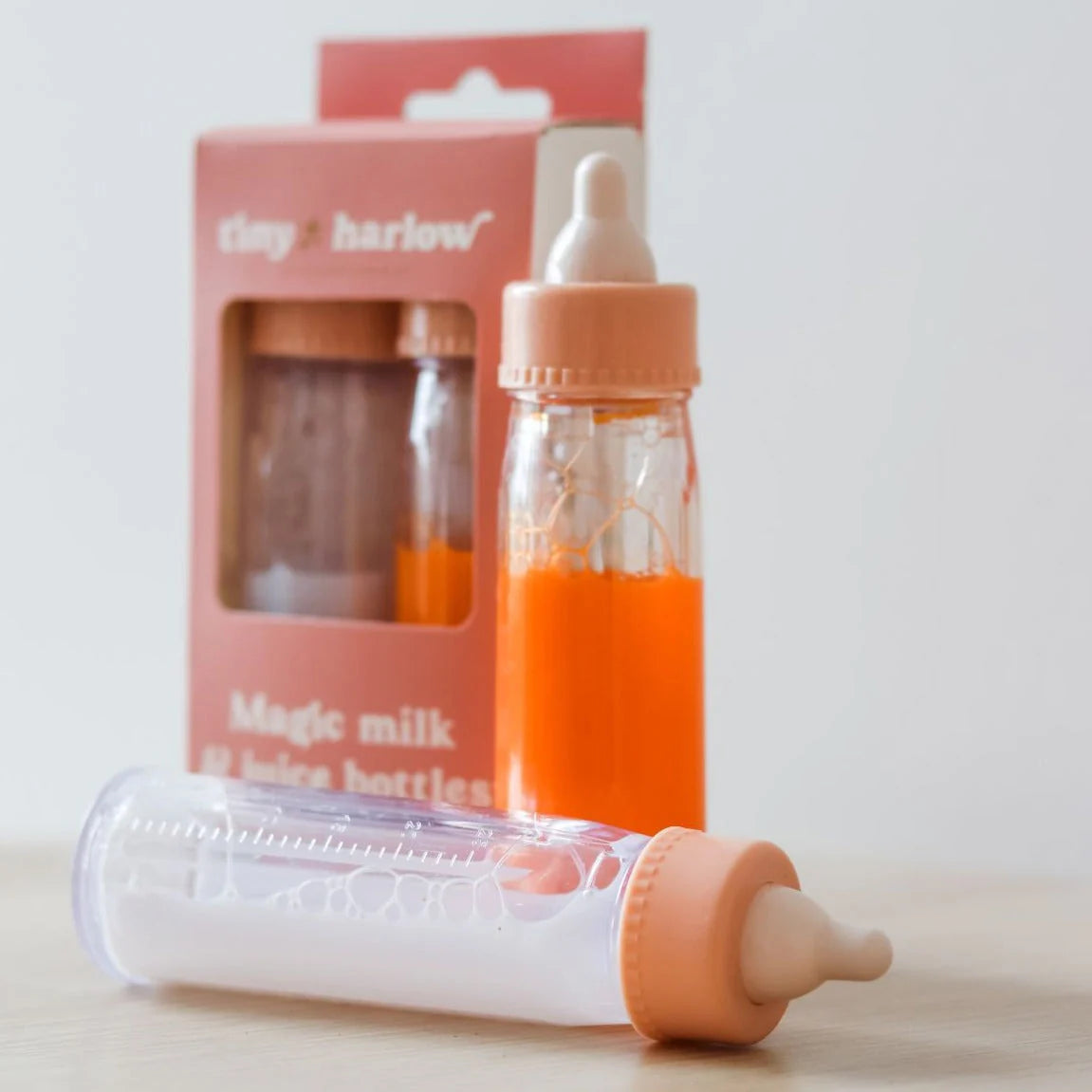 Tiny Tummies Set - Magic Milk and Juice Bottles