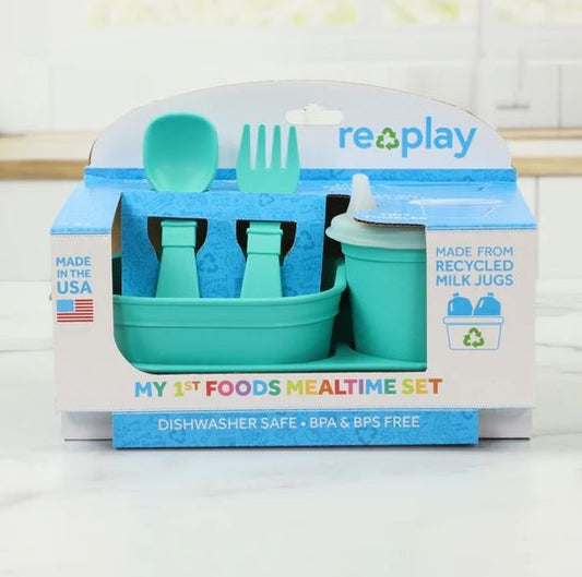 Tiny Mealtime Set - Aqua