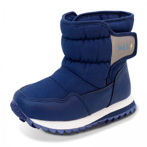 Toasty-Dry Puffy Winter Boots - Navy