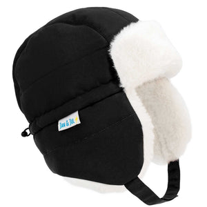 Toasty-Dry Trapper Hat - Black