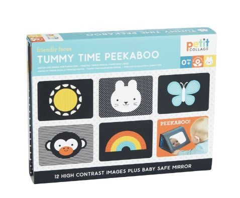 Tummy Time Peekaboo High Contrast Art Cards