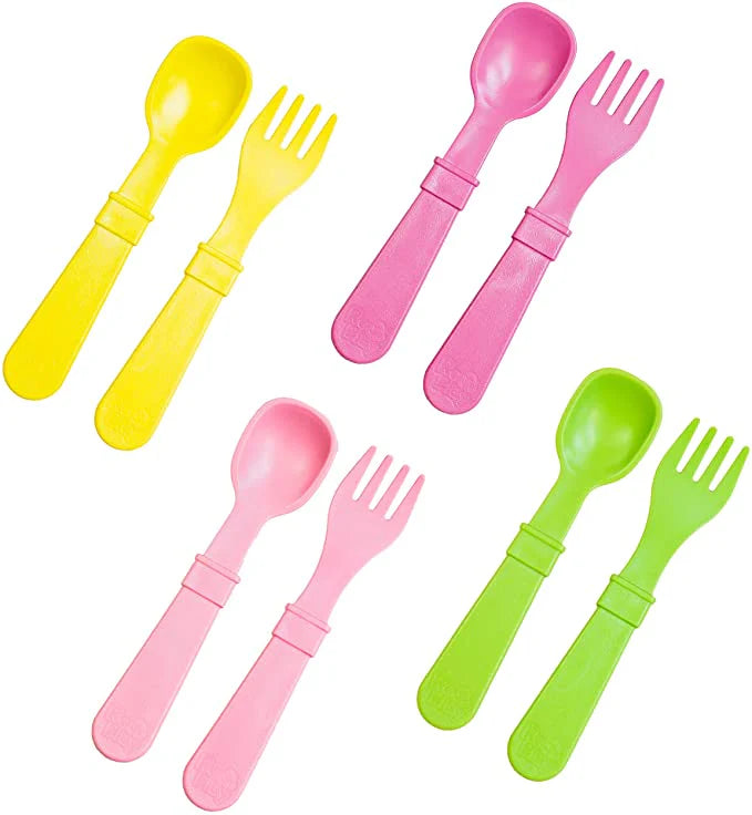 Multi Colour 8 Piece Utensil Set - Tulip