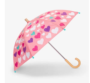 Colour Changing Umbrella 28" - Hearts