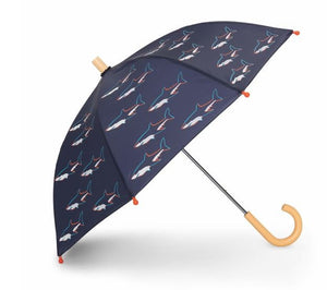 Colour Changing Umbrella 28" - Hungry Sharks