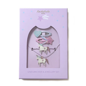 Hair & Jewellery Set - Unicorn